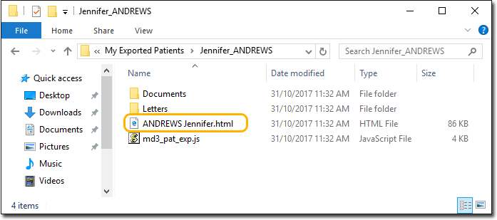 File location